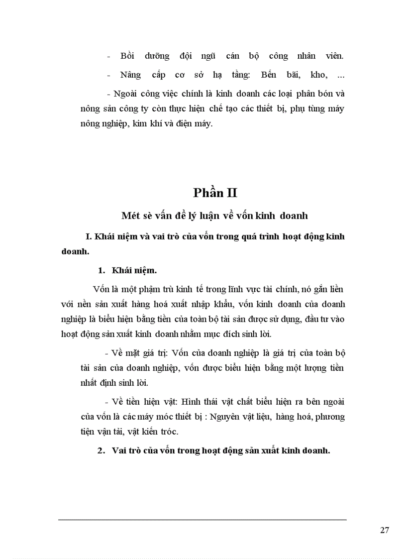 image for page Công tác tổ chức quản lý và sử dụng vốn kinh doanh của Công Ty CP Xuất Nhập Khẩu Vật Tư Nông Nghiệp Và Nông Sản
