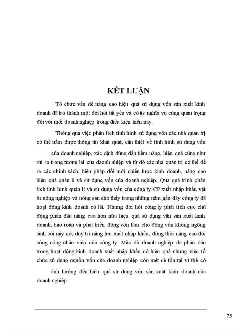 image for page Công tác tổ chức quản lý và sử dụng vốn kinh doanh của Công Ty CP Xuất Nhập Khẩu Vật Tư Nông Nghiệp Và Nông Sản