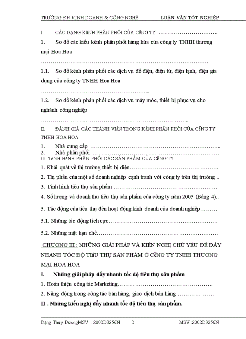 image for page Thực trạng kênh phân phối và các hoạt động marketing trong kênh của công ty tnhh thương mại