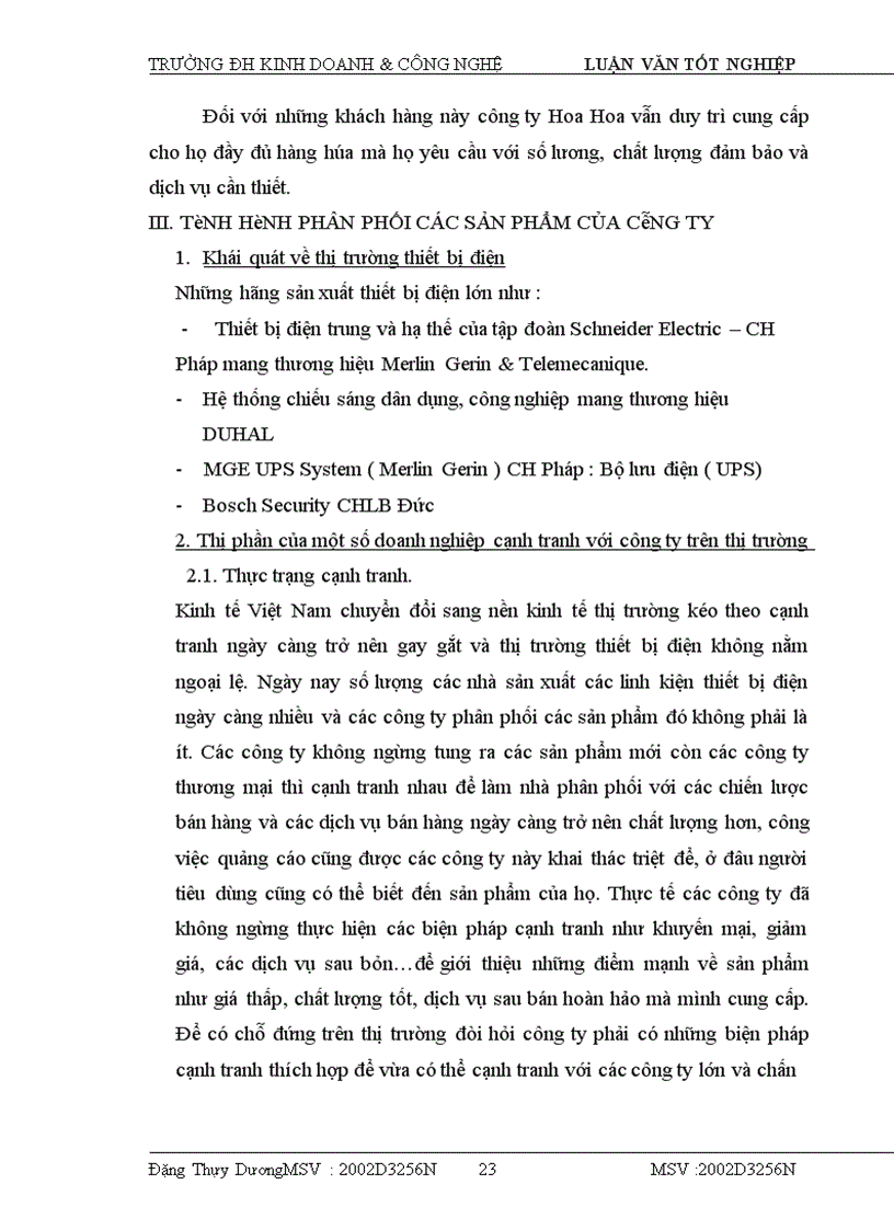 image for page Thực trạng kênh phân phối và các hoạt động marketing trong kênh của công ty tnhh thương mại