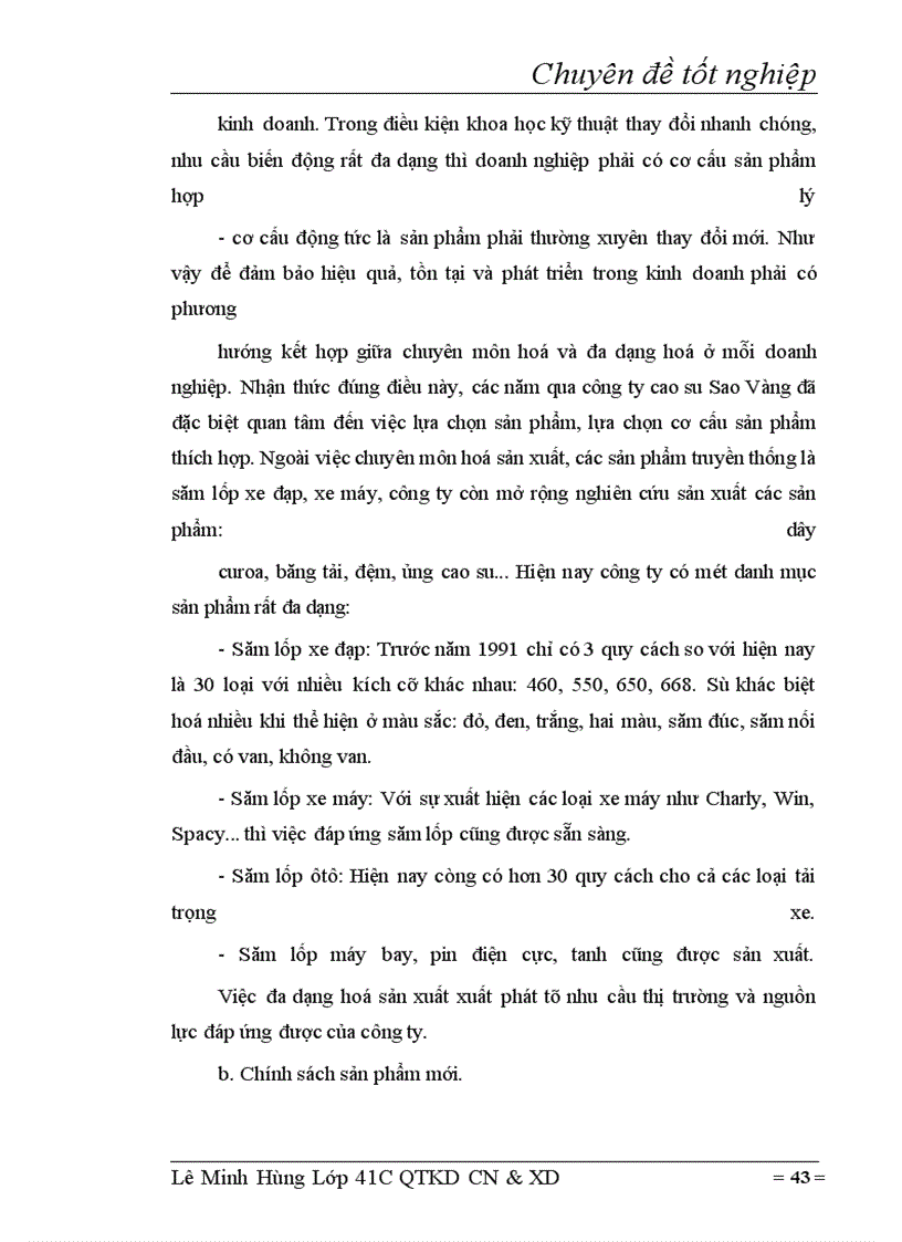 image for page Tiêu thụ sản phẩm tại công ty cao su Sao Vàng