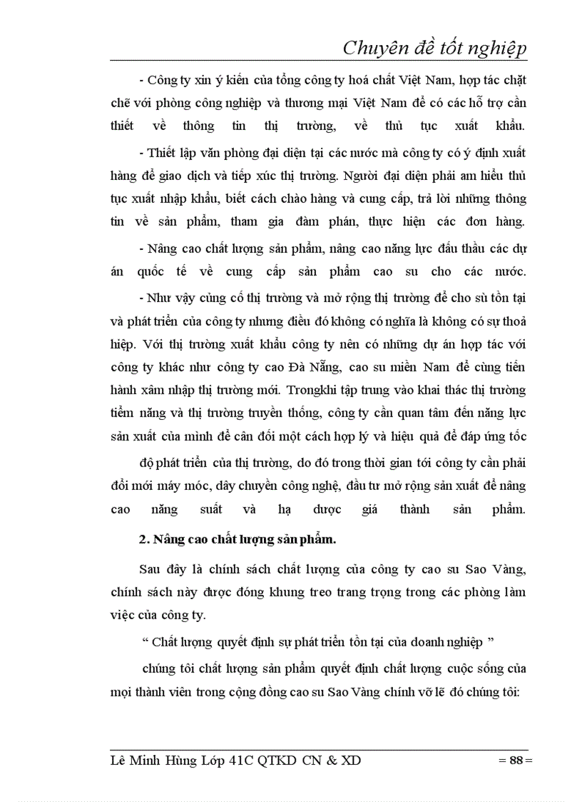 image for page Tiêu thụ sản phẩm tại công ty cao su Sao Vàng