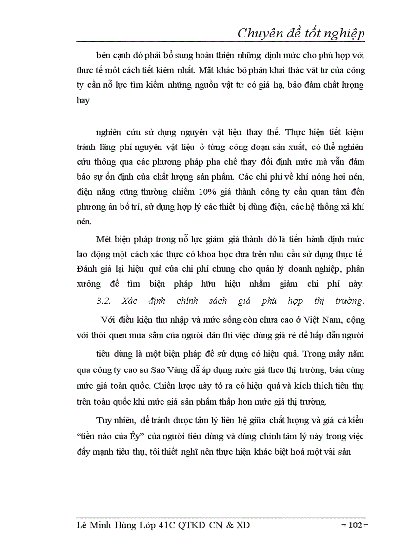 image for page Tiêu thụ sản phẩm tại công ty cao su Sao Vàng