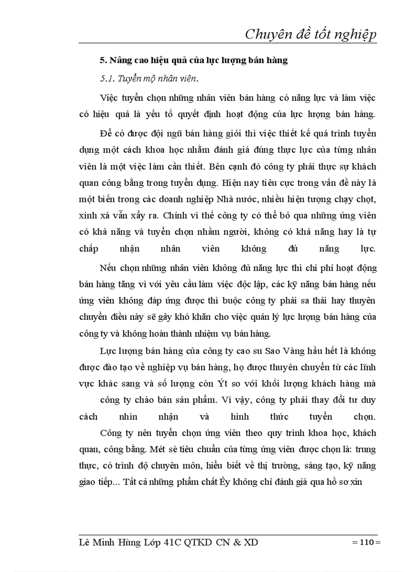 image for page Tiêu thụ sản phẩm tại công ty cao su Sao Vàng