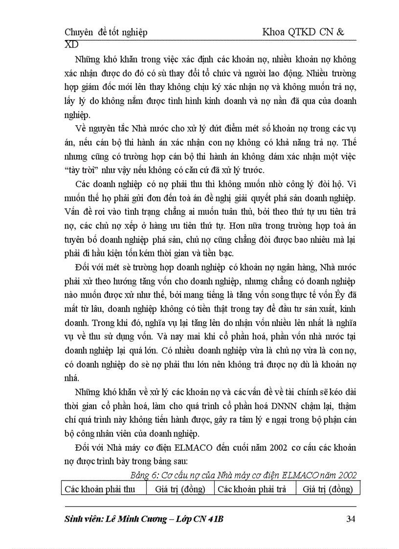 image for page Giải pháp đẩy nhanh quá trình cổ phần hoá ở Nhà máy cơ điện ELMACO Nội dung của chuyên đề gồm 3 phần chính