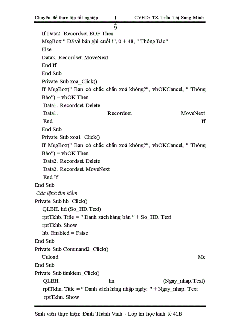 image for page Xây dựng chương trình quản lý bán hàng tại cửa hàng sách 292Tây Sơn- Hà Nội