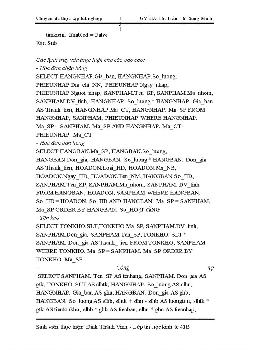 image for page Xây dựng chương trình quản lý bán hàng tại cửa hàng sách 292Tây Sơn- Hà Nội