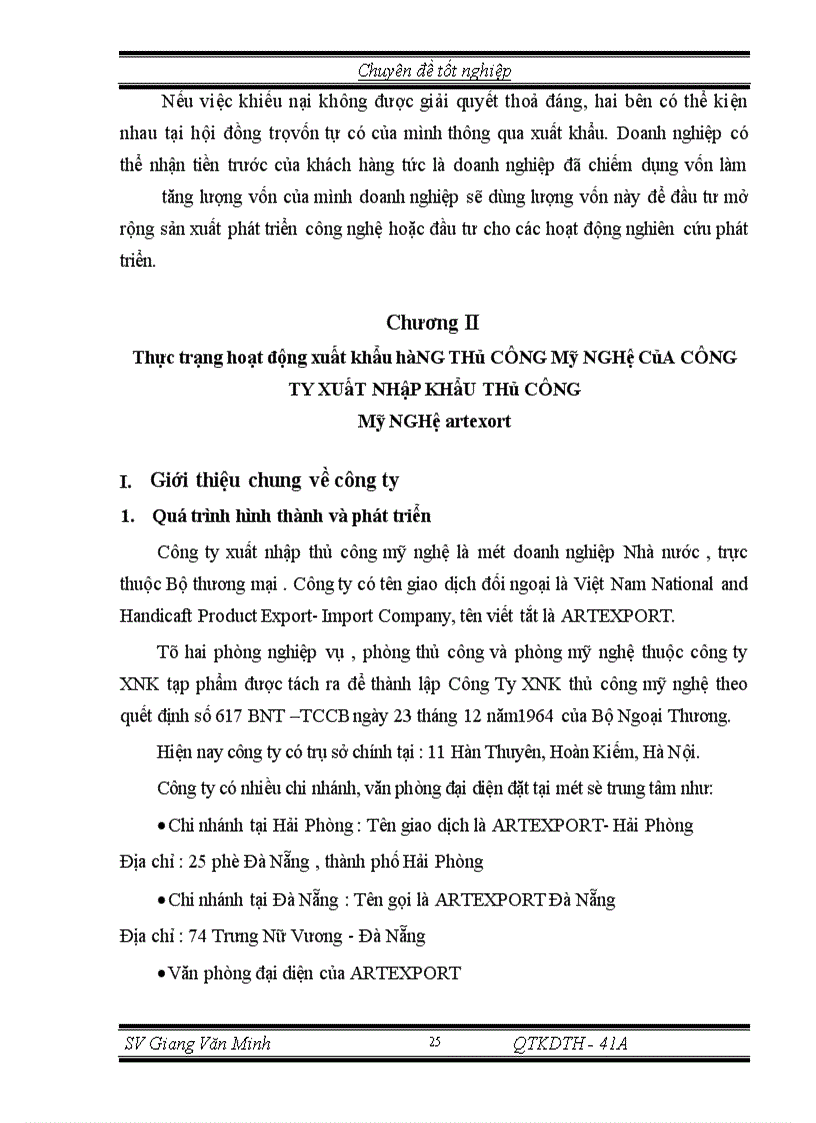 image for page Một Số Biện Pháp Thúc Đẩy Xuất Khẩu Hàng Thủ Công Mỹ Nghệ ở Công Ty ARTEXPORT