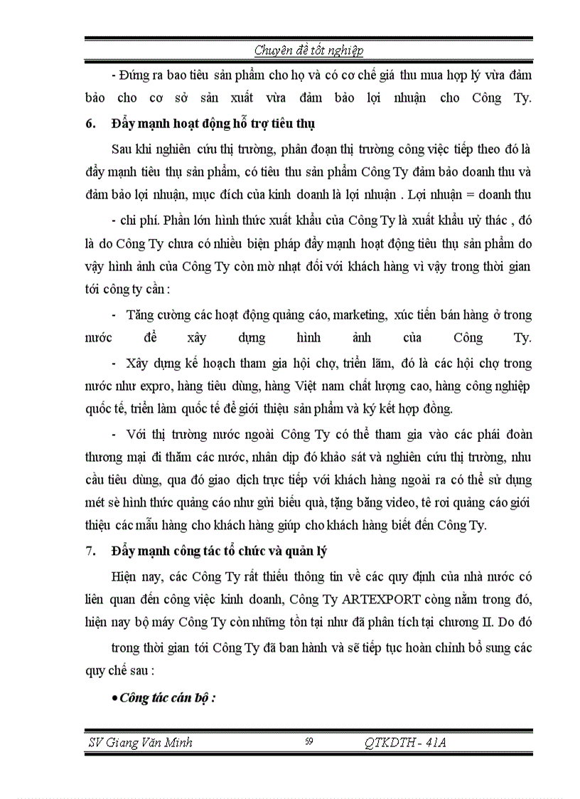 image for page Một Số Biện Pháp Thúc Đẩy Xuất Khẩu Hàng Thủ Công Mỹ Nghệ ở Công Ty ARTEXPORT