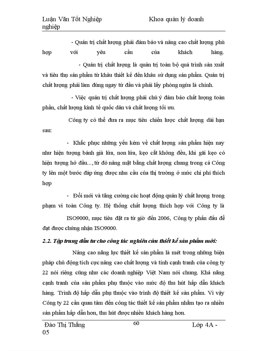 image for page Chất lượng sản phẩm với việc nâng cao khả năng cạnh tranh ở công ty 22.