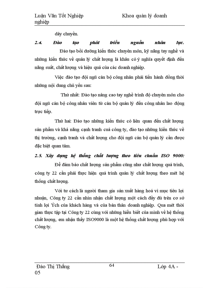 image for page Chất lượng sản phẩm với việc nâng cao khả năng cạnh tranh ở công ty 22.