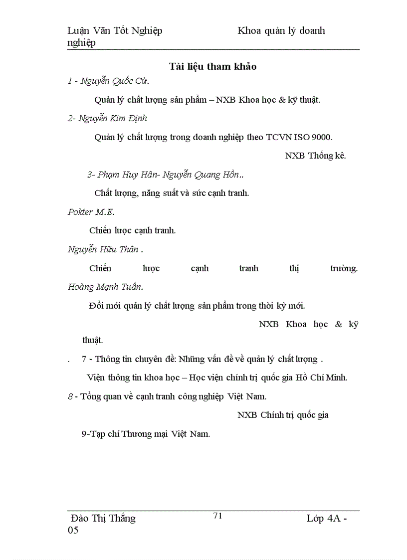image for page Chất lượng sản phẩm với việc nâng cao khả năng cạnh tranh ở công ty 22.
