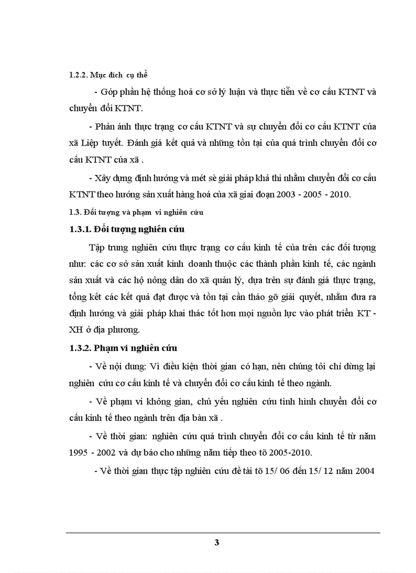 image for page Thực trạng và một số giải pháp nhằm chuyển đổi cơ cấu kinh tế nông thôn ở xã Liệp Tuyết – Quốc Oai – Hà Tây