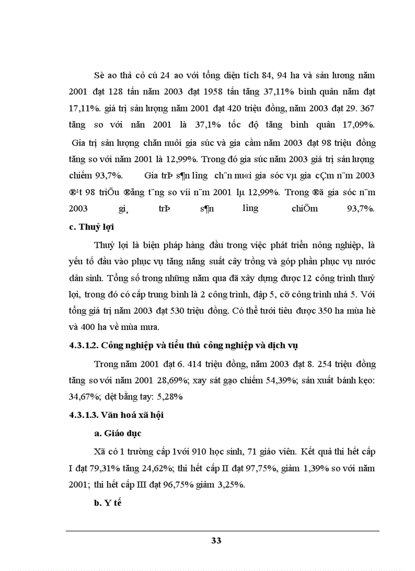 image for page Thực trạng và một số giải pháp nhằm chuyển đổi cơ cấu kinh tế nông thôn ở xã Liệp Tuyết – Quốc Oai – Hà Tây