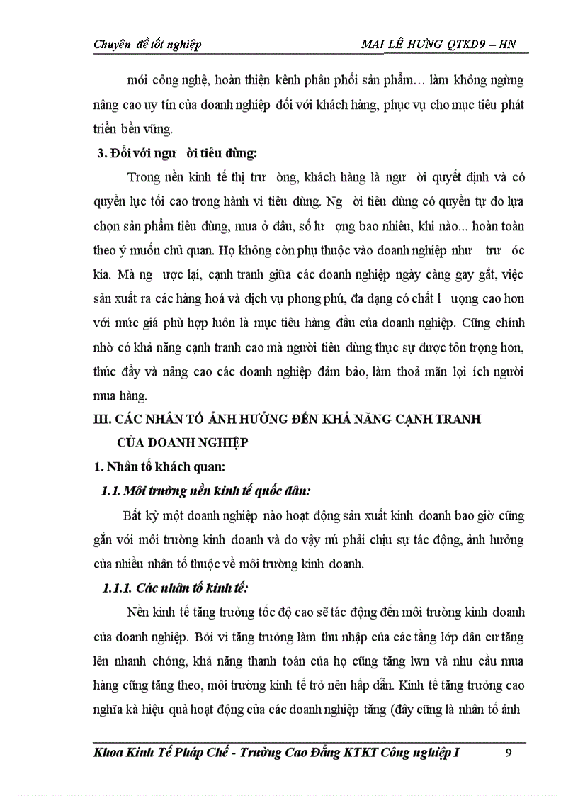 image for page Một số giải pháp nhằm nâng cao khả năng cạnh tranh ở Cụng ty Dệt 8