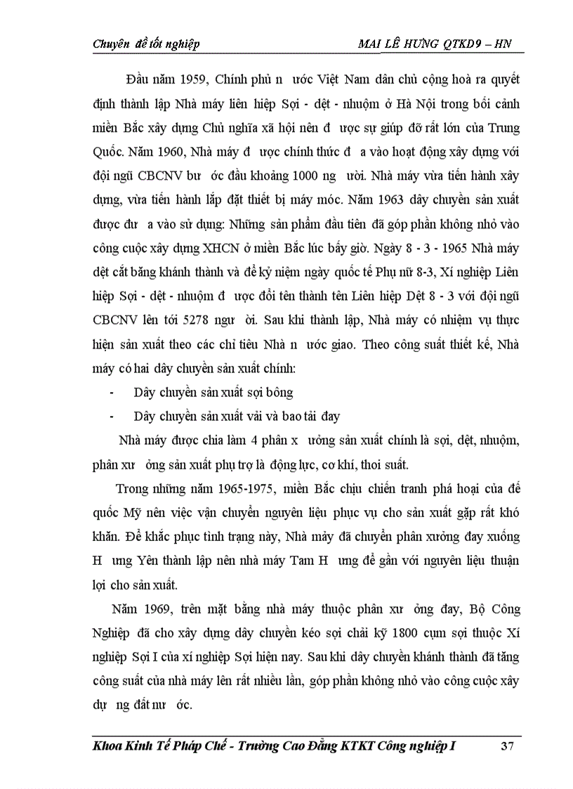 image for page Một số giải pháp nhằm nâng cao khả năng cạnh tranh ở Cụng ty Dệt 8
