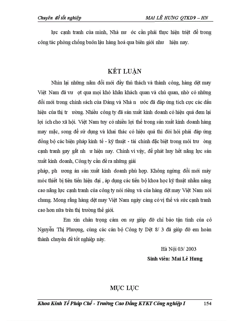 image for page Một số giải pháp nhằm nâng cao khả năng cạnh tranh ở Cụng ty Dệt 8