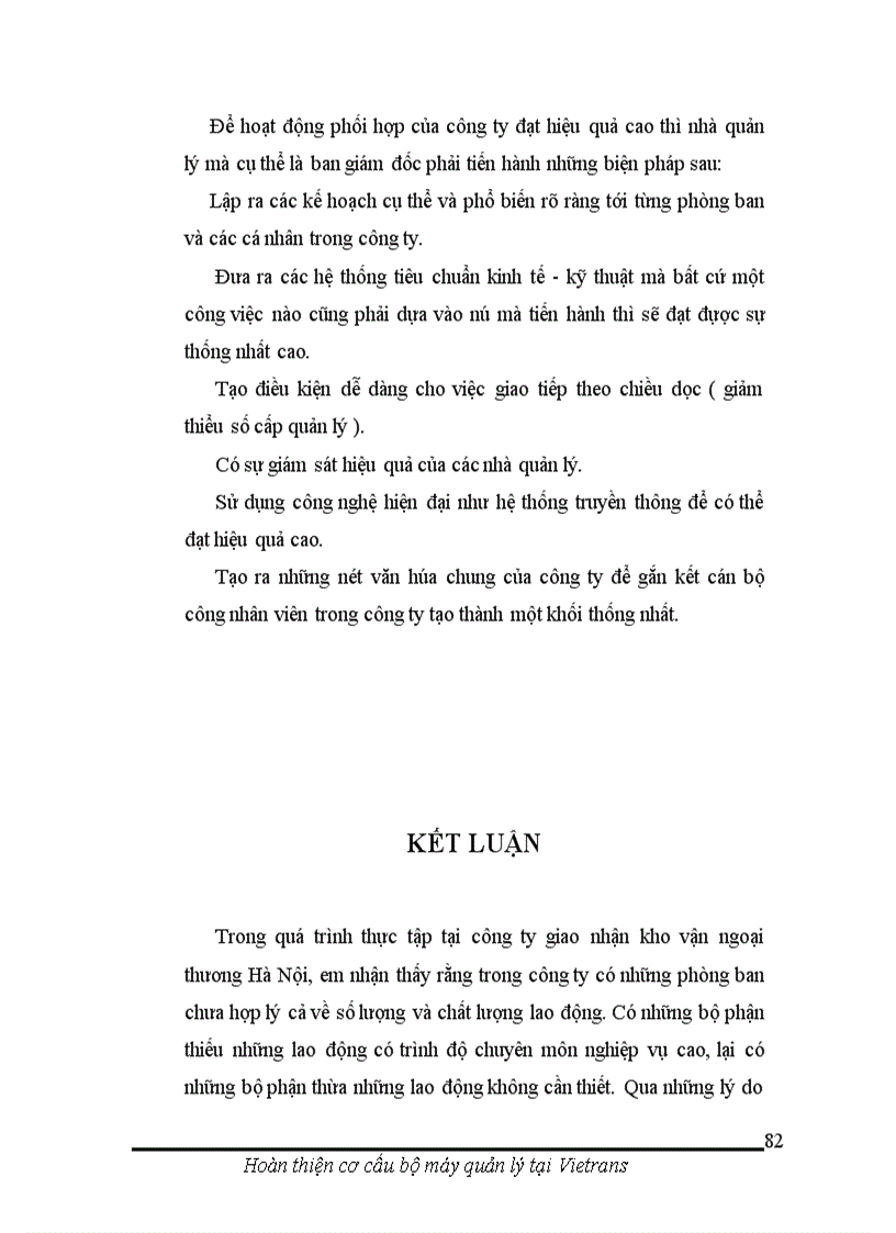 image for page Hoàn thiện cơ cấu bộ máy quản lý tại công ty giao nhận kho vận ngoại thương