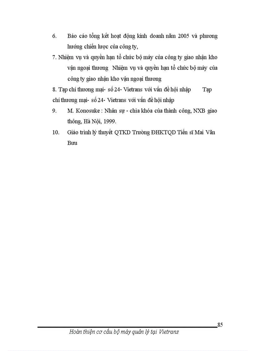 image for page Hoàn thiện cơ cấu bộ máy quản lý tại công ty giao nhận kho vận ngoại thương