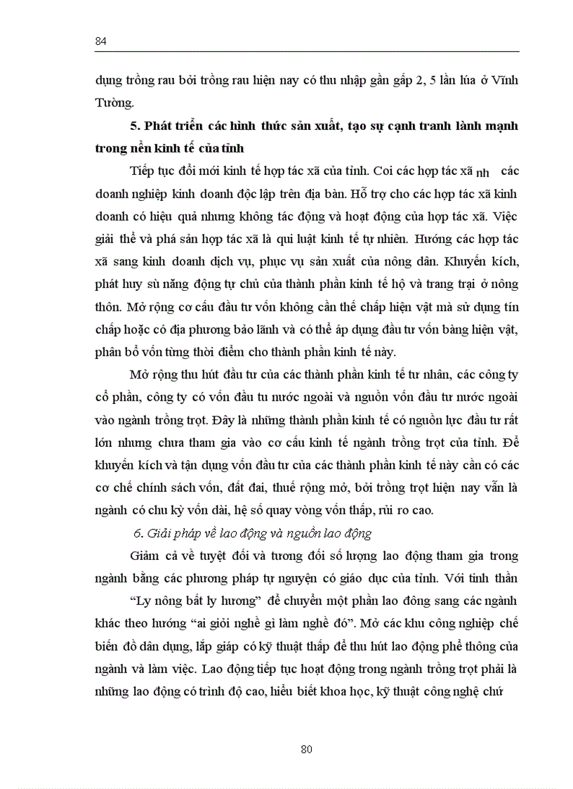 image for page Thực trạng và giải pháp chuyển dịch cơ cấu kinh tế ngành trồng trọt tỉnh Vĩnh Phúc đến năm 2010