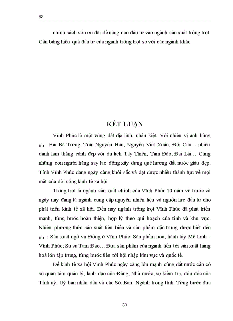 image for page Thực trạng và giải pháp chuyển dịch cơ cấu kinh tế ngành trồng trọt tỉnh Vĩnh Phúc đến năm 2010