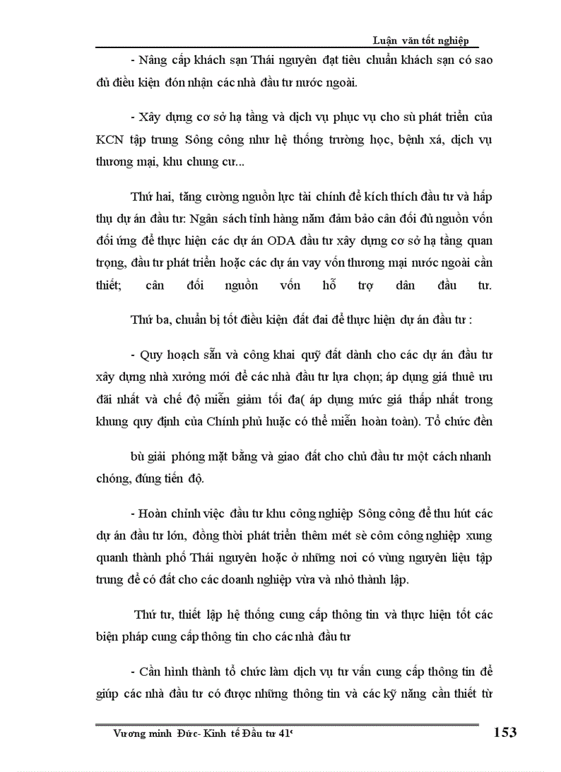 image for page Định hướng và một số giải pháp chủ yếu nhằm tăng cường thu hút vốn đầu tư trên địa bàn tỉnh Thái nguyên giai đoạn 2005-2010