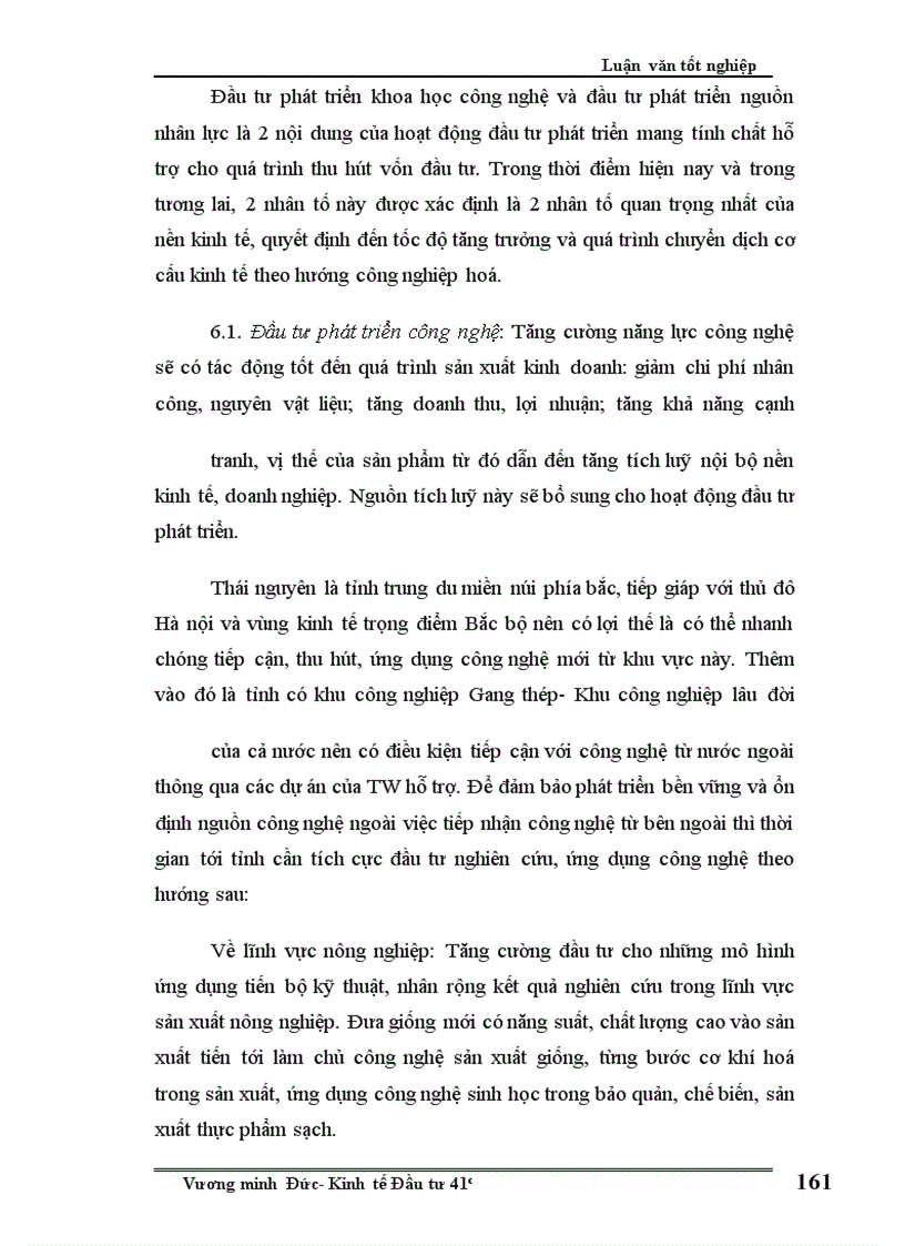 image for page Định hướng và một số giải pháp chủ yếu nhằm tăng cường thu hút vốn đầu tư trên địa bàn tỉnh Thái nguyên giai đoạn 2005-2010