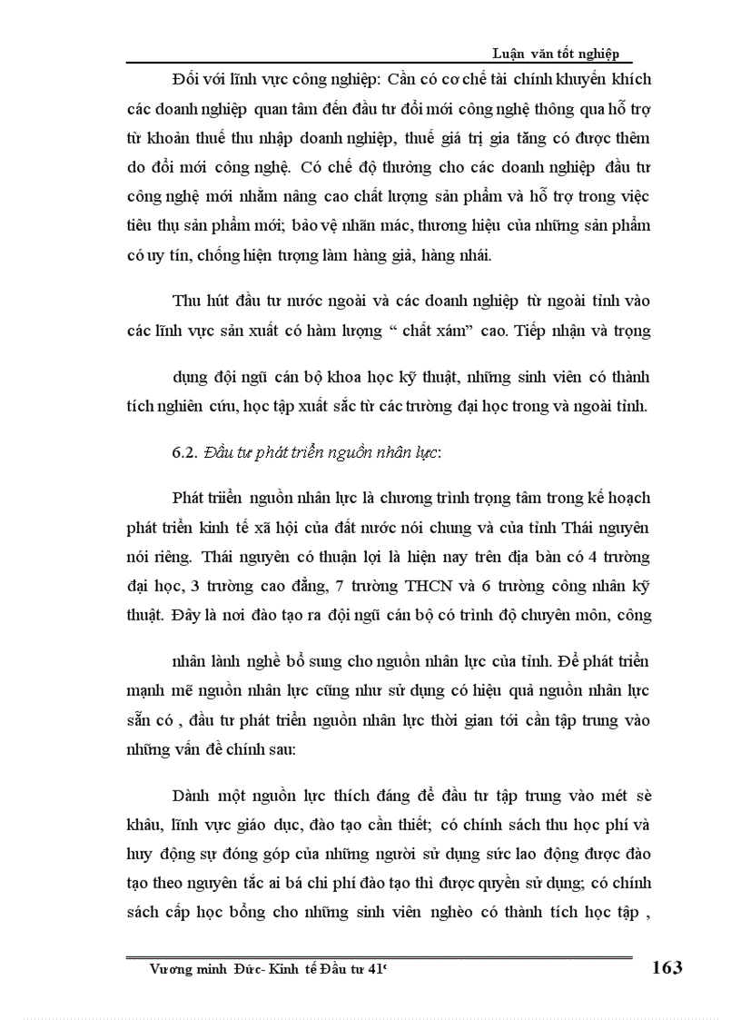image for page Định hướng và một số giải pháp chủ yếu nhằm tăng cường thu hút vốn đầu tư trên địa bàn tỉnh Thái nguyên giai đoạn 2005-2010