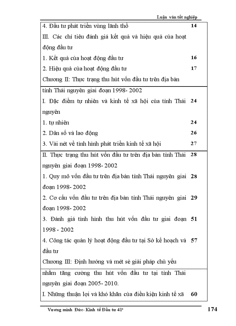 image for page Định hướng và một số giải pháp chủ yếu nhằm tăng cường thu hút vốn đầu tư trên địa bàn tỉnh Thái nguyên giai đoạn 2005-2010