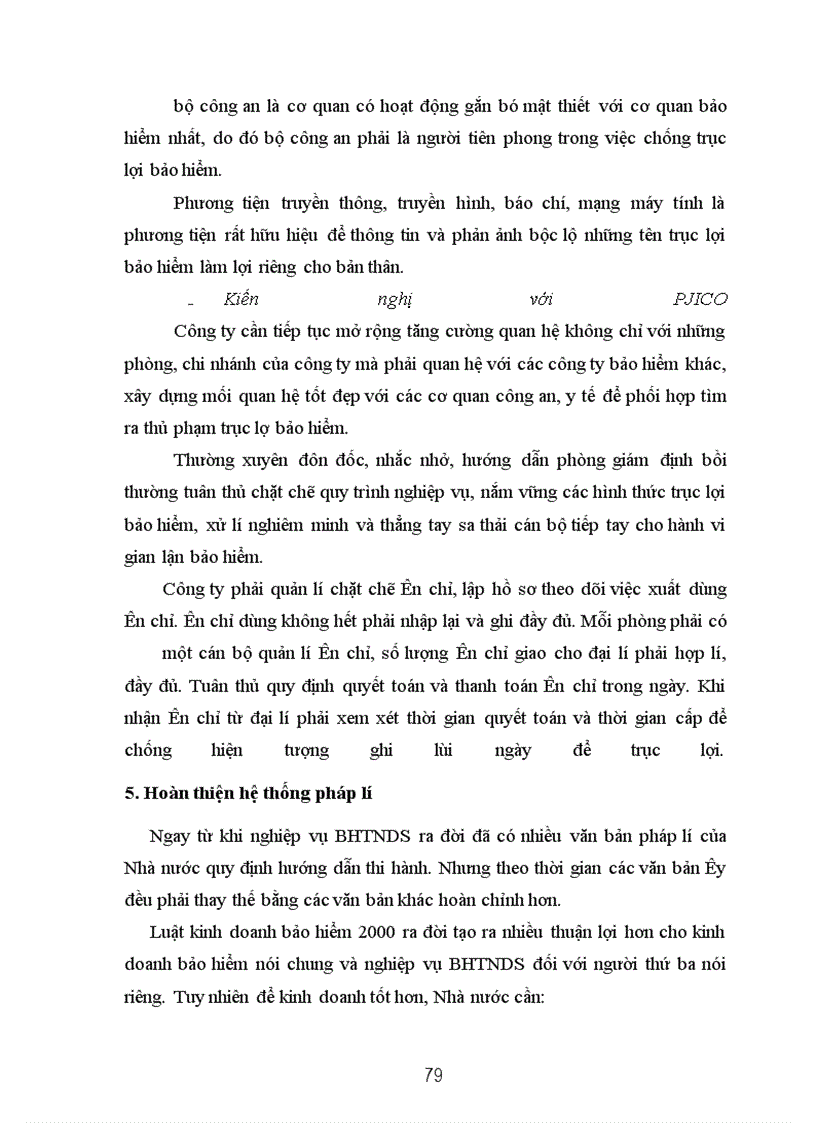 image for page Nghiệp vụ bảo hiểm trách nhiệm dân sự của chủ xe cơ giới đối với người thứ ba- Kiến nghị nhằm thực hiện tốt nghiệp vụ theo nghị định 15/2003/NĐ-CP của Chính phủ tại PJICO giai đoạn 1998-2002 vi trục lợi bảo hiểm
