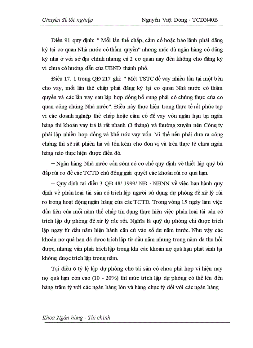 image for page Hoạt động đảm bảo tiền vay bằng tài sản cầm cố, thế chấp của khách hàng vay tại Sở giao dịch I - Ngân hàng Công thương Việt Nam