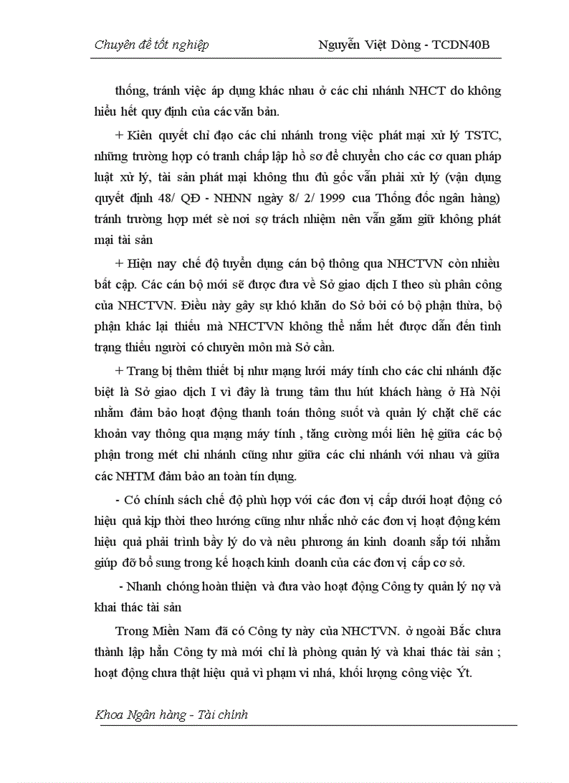 image for page Hoạt động đảm bảo tiền vay bằng tài sản cầm cố, thế chấp của khách hàng vay tại Sở giao dịch I - Ngân hàng Công thương Việt Nam