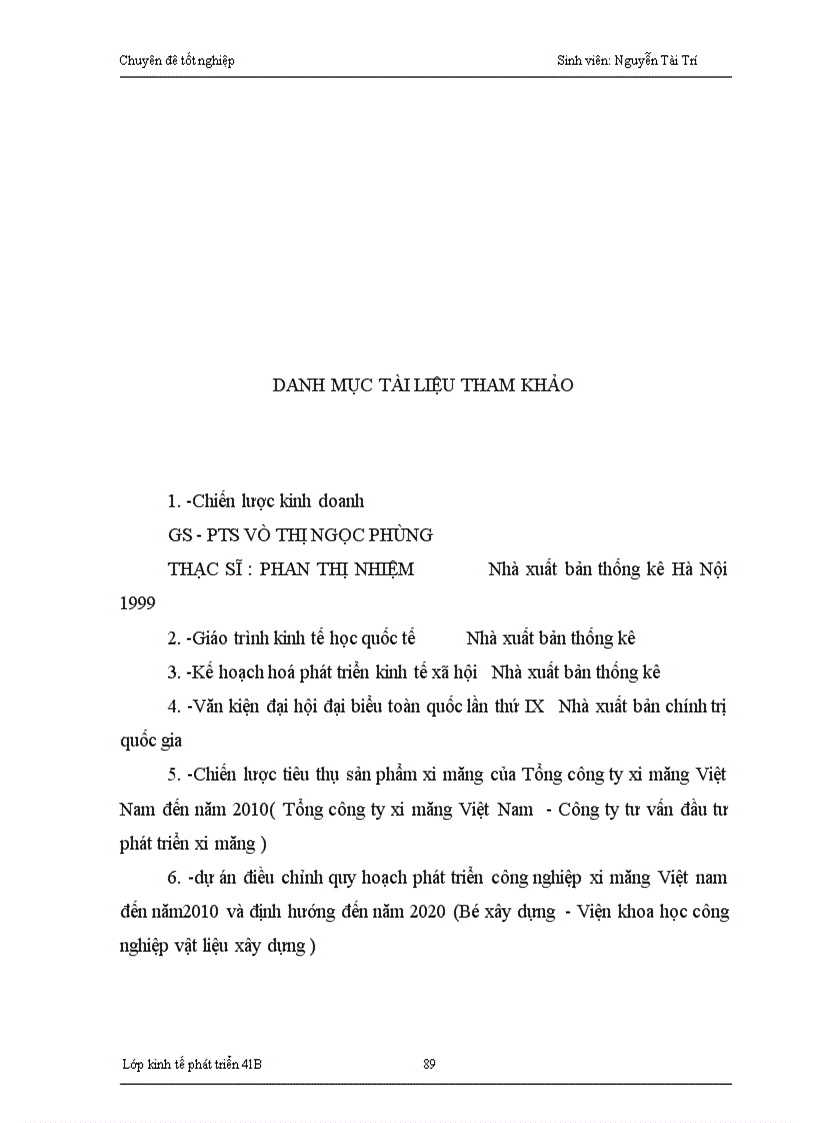 image for page Chiến lược phát triển thị trường tiêu thụ ở Công ty Vật tư kỹ thuật xi măng