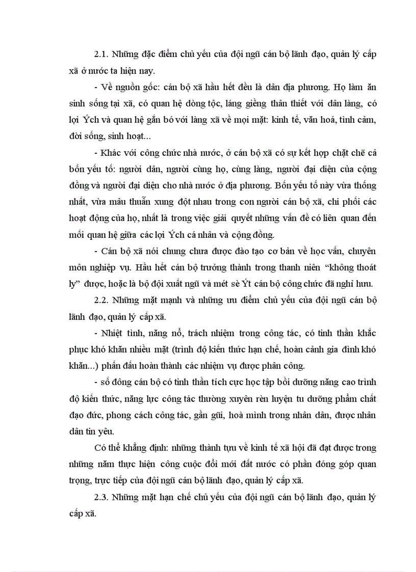 image for page Xây dựng đội ngũ cán bộ lãnh đạo, quản lý cấp xã - vấn đề cơ bản và cấp bách hiện nay