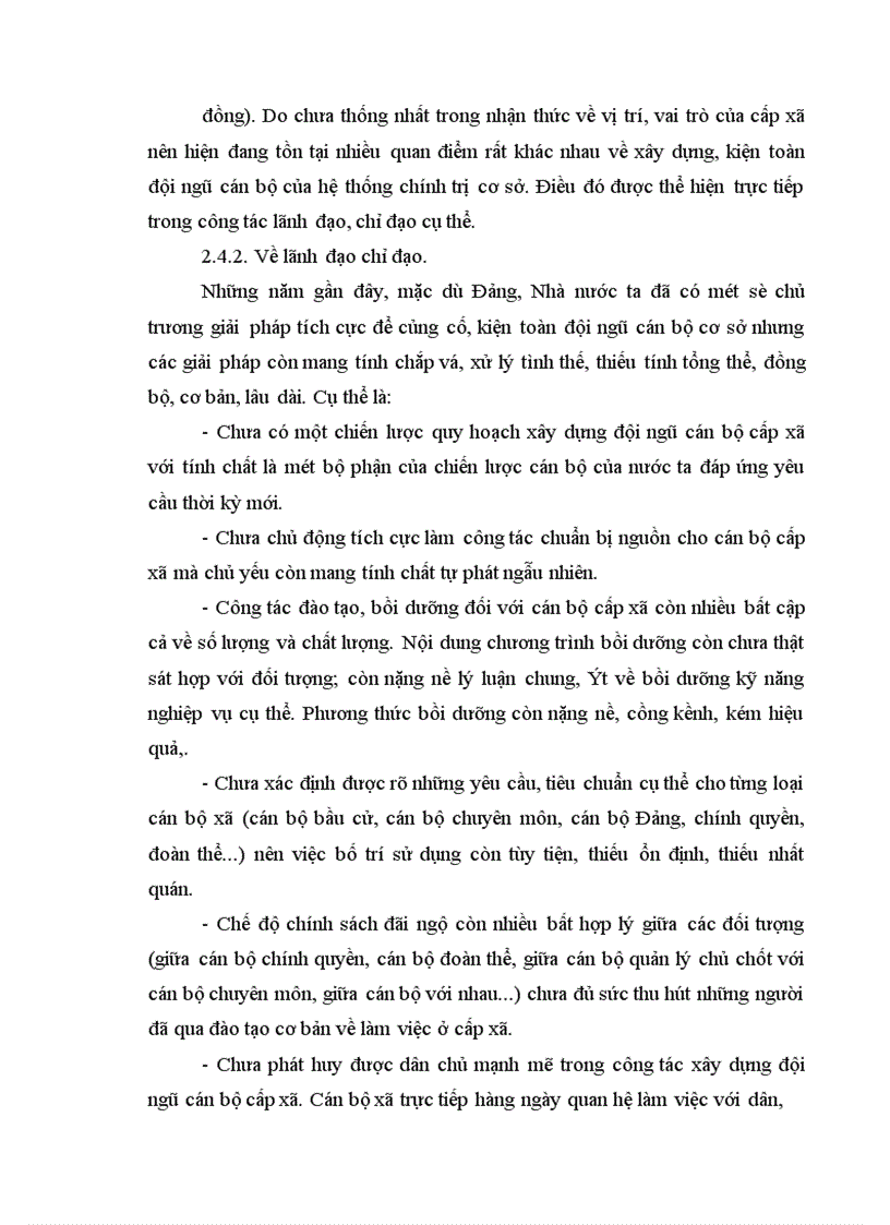 image for page Xây dựng đội ngũ cán bộ lãnh đạo, quản lý cấp xã - vấn đề cơ bản và cấp bách hiện nay