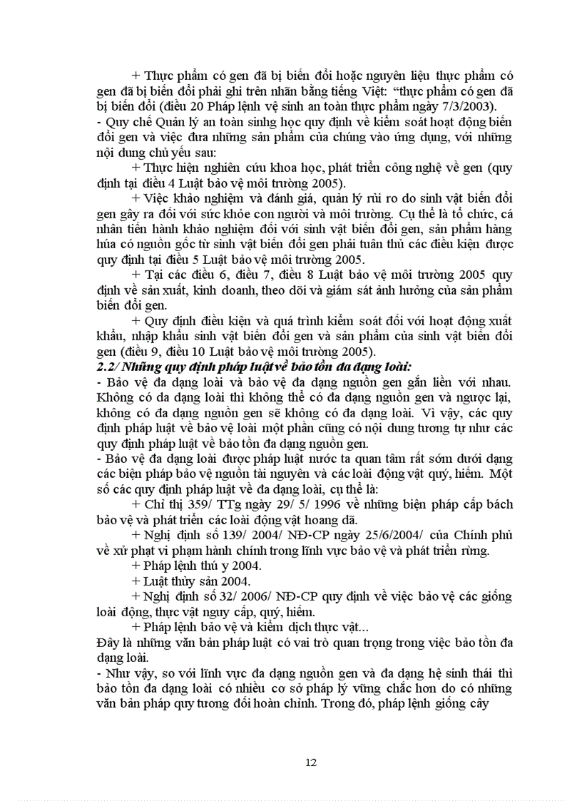 image for page Đánh giá thực trạng pháp luật về bảo tồn đa dạng sinh học ở nước ta