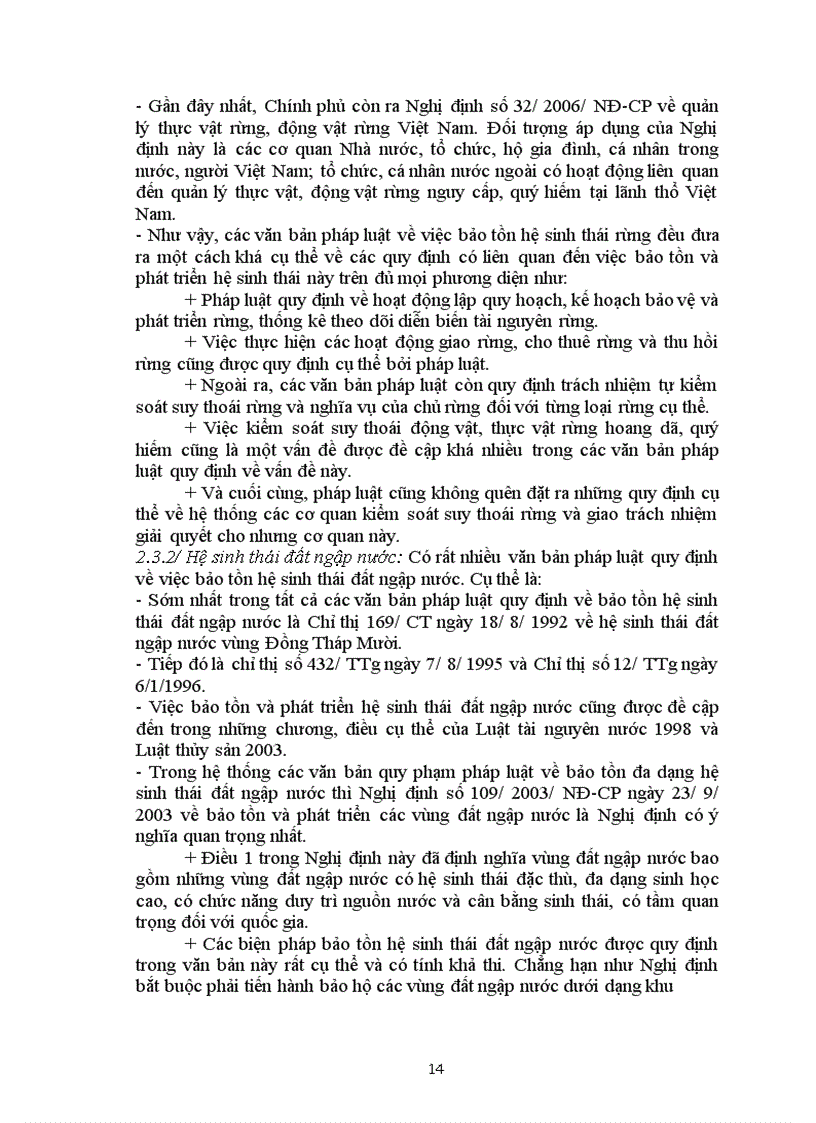 image for page Đánh giá thực trạng pháp luật về bảo tồn đa dạng sinh học ở nước ta