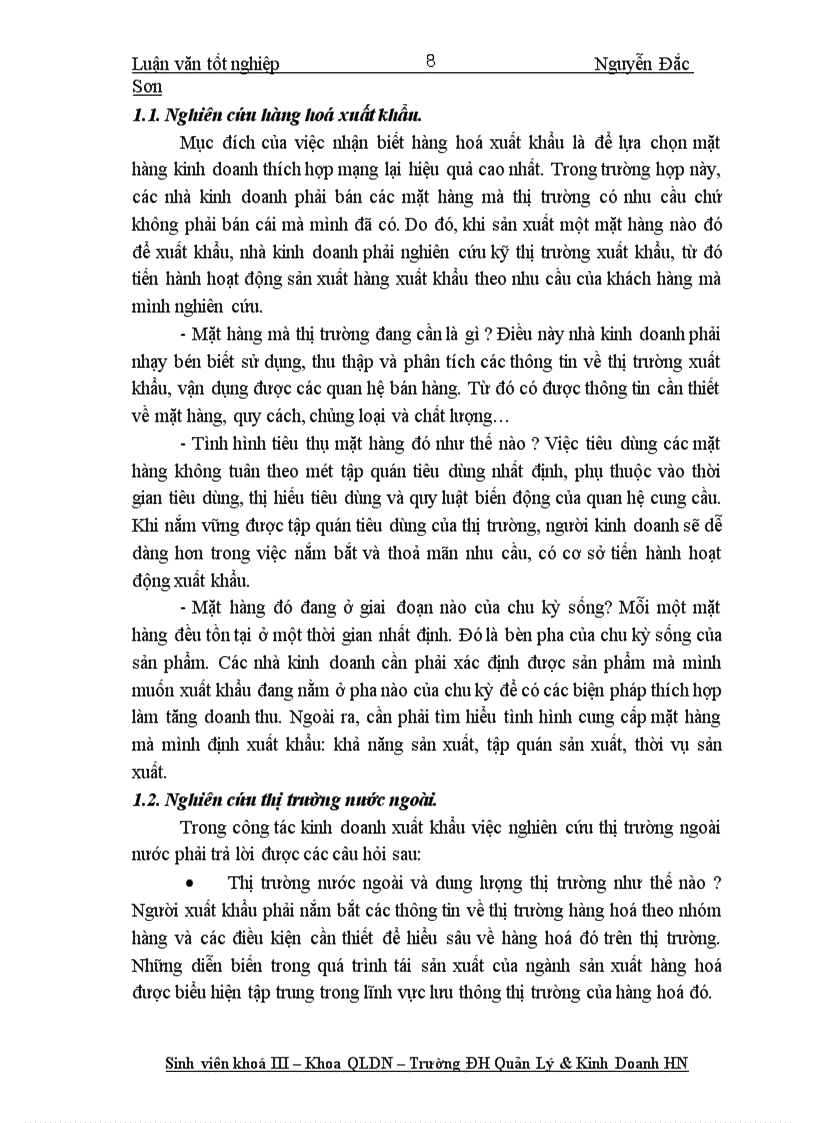 image for page Hoạt động xuất khẩu của Công ty ARTEX Thăng Long – Thực trạng và giải pháp