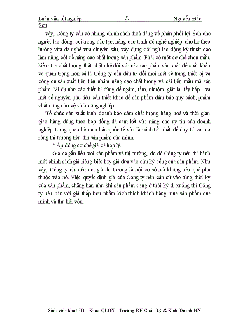 image for page Hoạt động xuất khẩu của Công ty ARTEX Thăng Long – Thực trạng và giải pháp