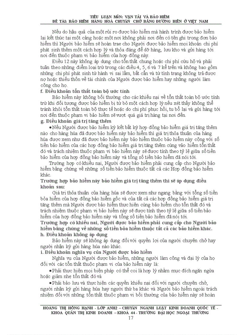 image for page Bảo hiểm hàng hoá chuyên chở bằng đường biển