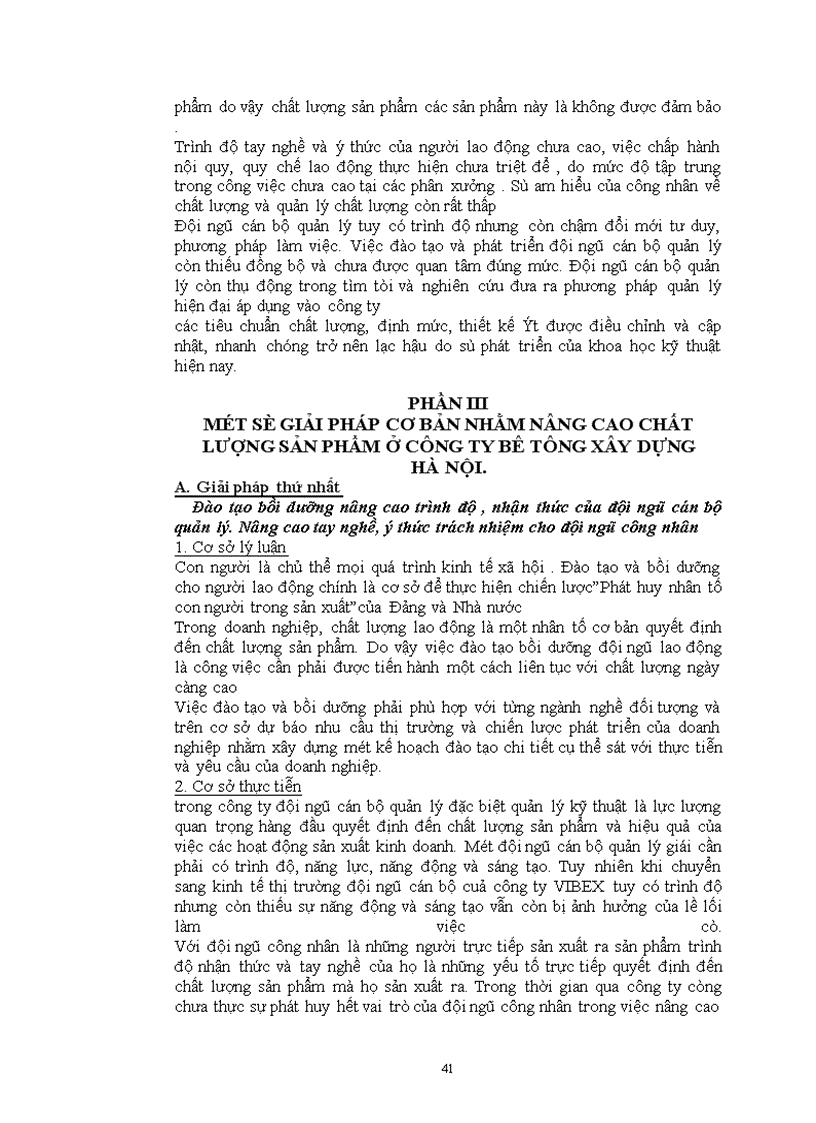 image for page Một số giải pháp cơ bản nhằm nâng cao chất lượng sản phẩm ở công ty bê tông xây dựng