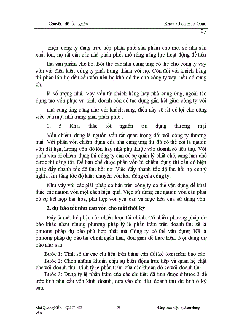 image for page Một số giải pháp nâng cao hiệu quả huy động và sử dụng vốn ở công ty TNHH thiết bị điện AC