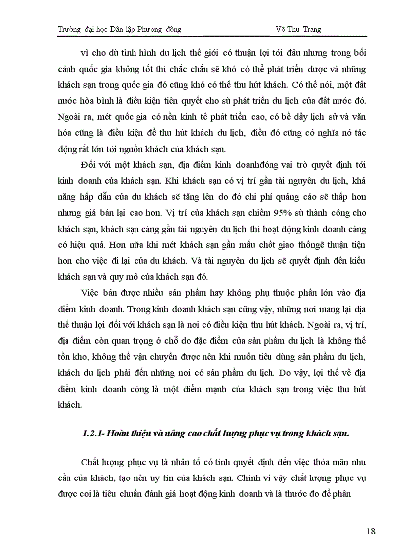 image for page Mở rộng thị trường khách và các giải pháp thu hút khách tại Khách sạn Hà Nội Star