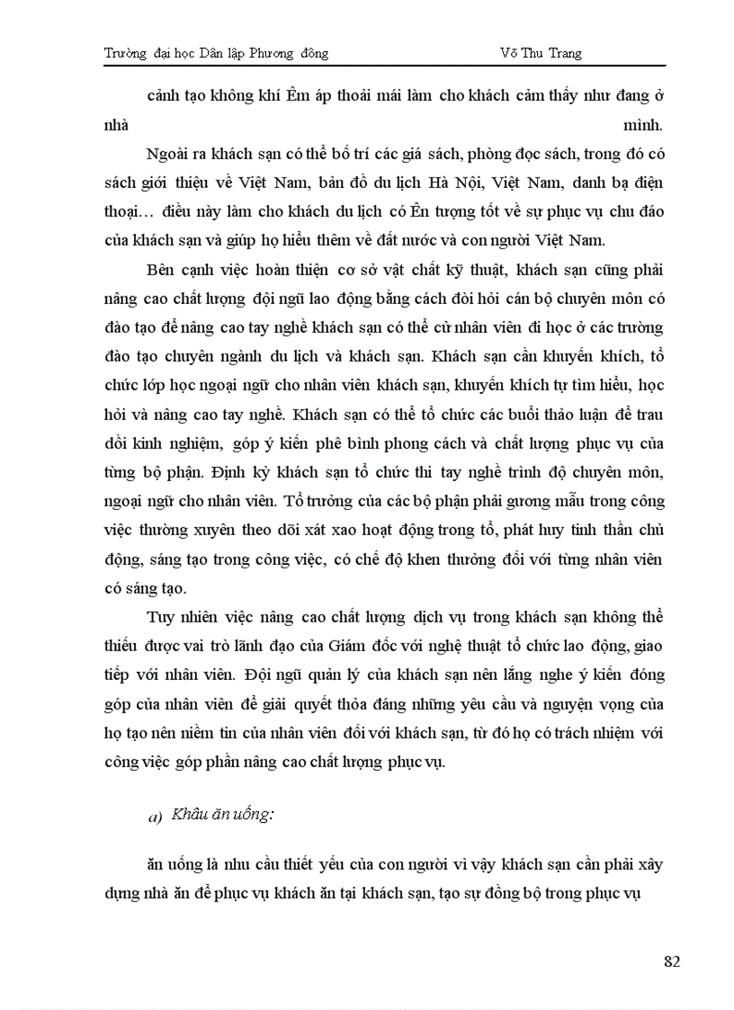 image for page Mở rộng thị trường khách và các giải pháp thu hút khách tại Khách sạn Hà Nội Star