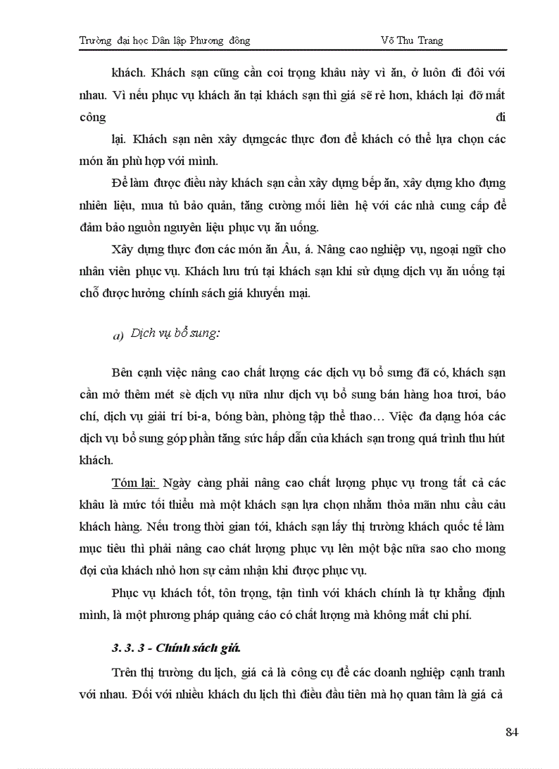 image for page Mở rộng thị trường khách và các giải pháp thu hút khách tại Khách sạn Hà Nội Star