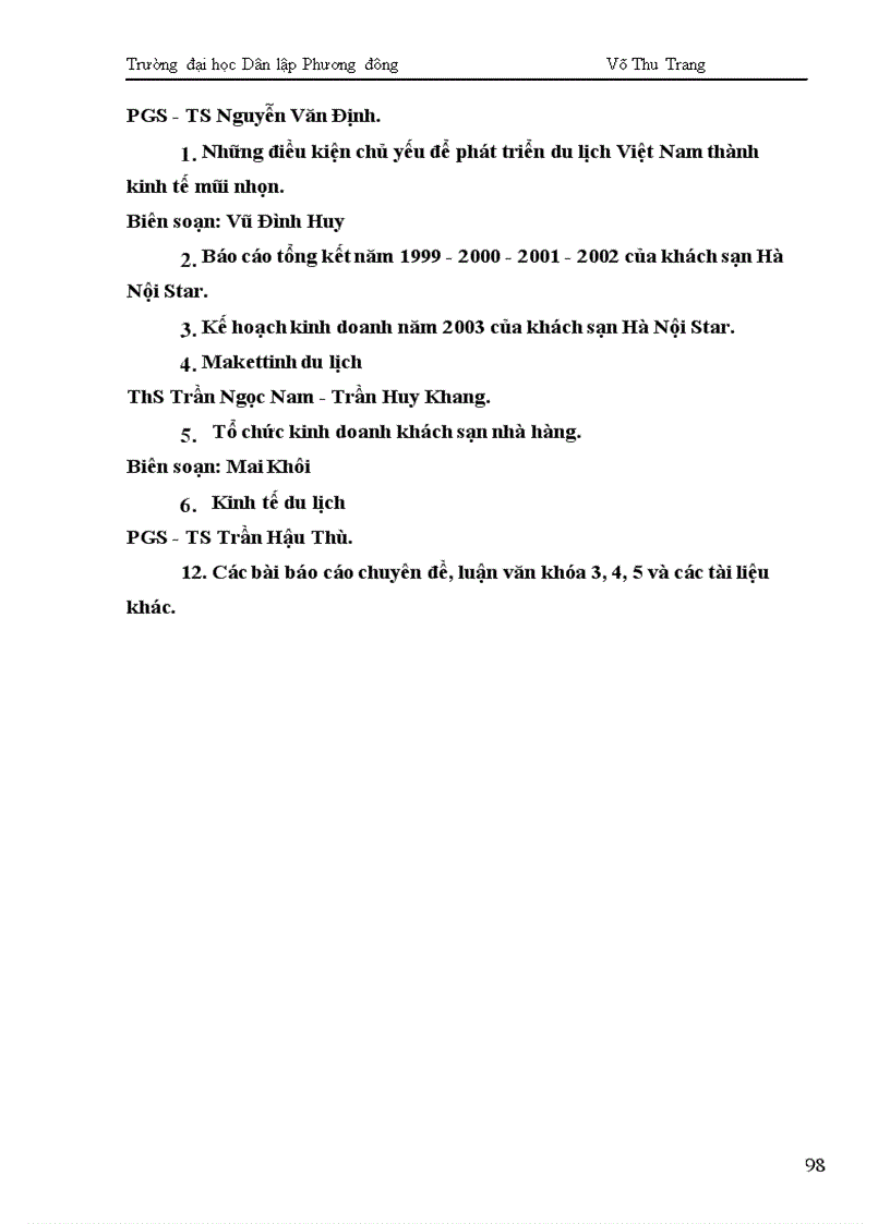 image for page Mở rộng thị trường khách và các giải pháp thu hút khách tại Khách sạn Hà Nội Star