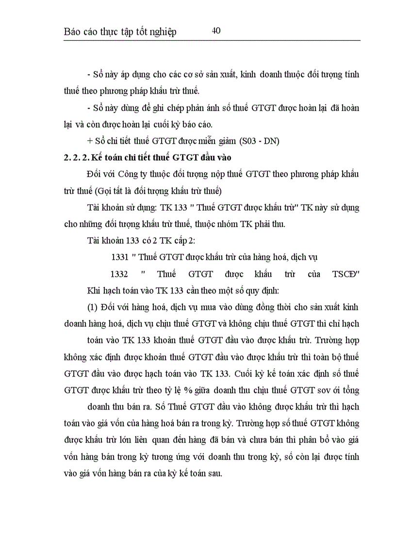 image for page Hoàn thiện kế toán nghiệp vụ thuế GTGT tại công ty XNK và đầu tư IMEXIN