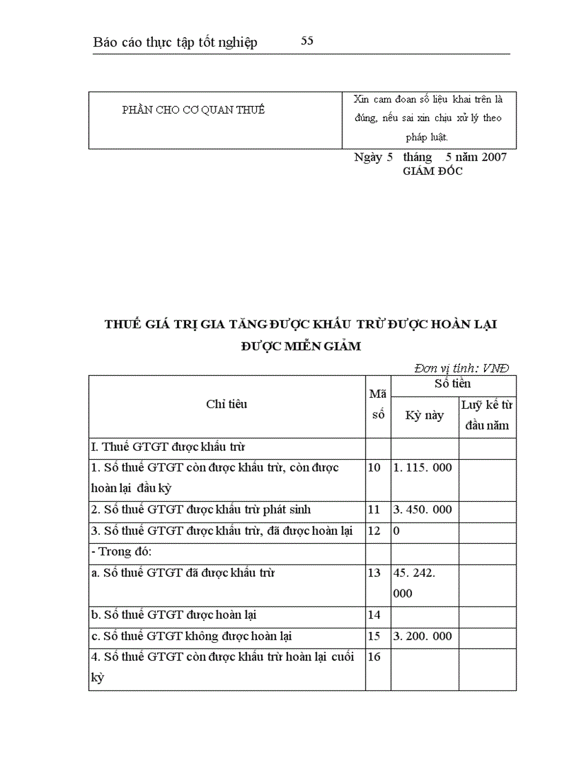 image for page Hoàn thiện kế toán nghiệp vụ thuế GTGT tại công ty XNK và đầu tư IMEXIN