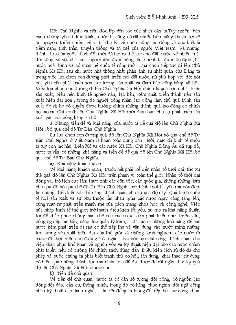 image for page Vấn đề lựa chọn con đường quá độ lên Chủ Nghĩa Xã Hội bỏ qua chế độ Tư Bản Chủ Nghĩa ở Việt Nam