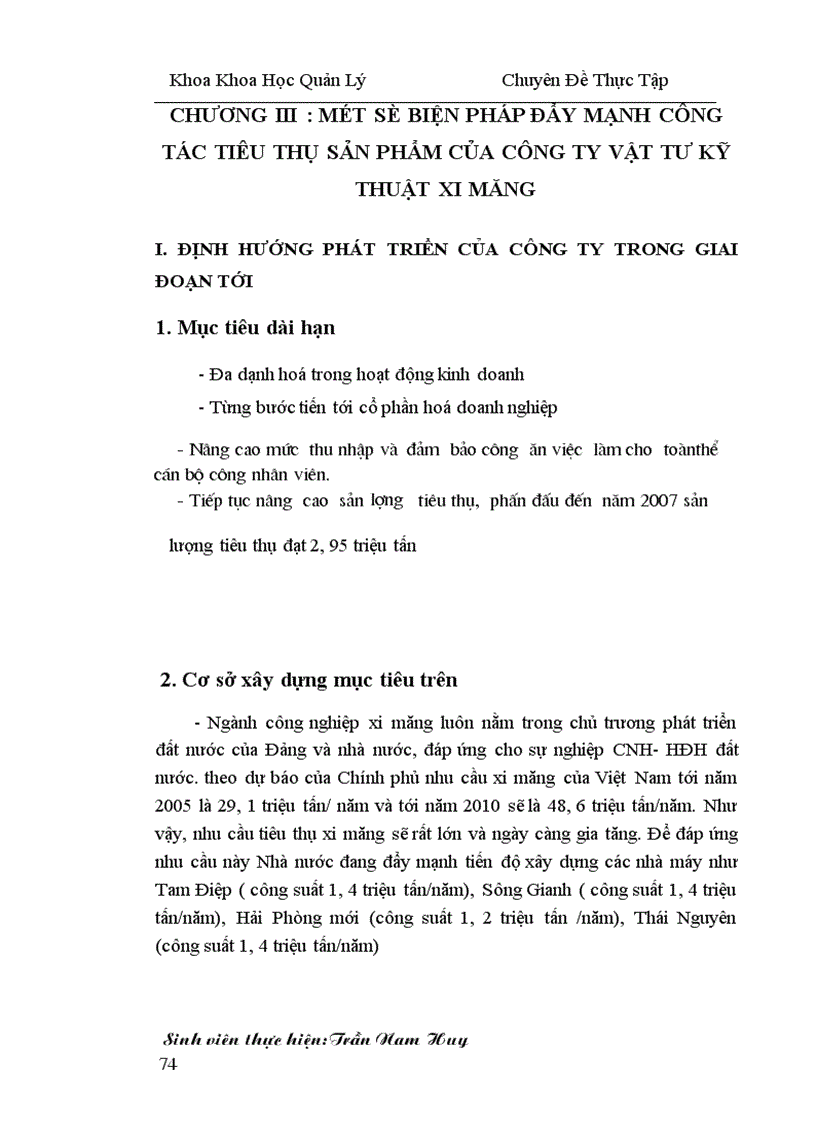 image for page Một số biện pháp đẩy mạnh công tác tiêu thụ sản phẩm của công ty Vật Tư Kỹ Thuật Xi Măng